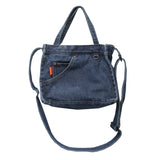 Youth Denim Crossbody Bag Small Mini Square Shoulder Bag