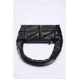 Retro Underarm Bags for Women Solid Tote Shoulder Bag