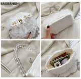 Retro Women Small Handbags Summer Chain Shoulder Crossbody Bag