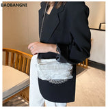 Retro Women Small Handbags Summer Chain Shoulder Crossbody Bag