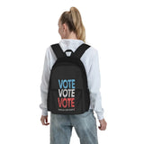 Vintage Distressed Vote T-Shirt Backpack Unisex School Bag