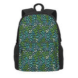 Ditsy Floral Turquoise Backpacks Men's Women's School Bags