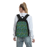 Ditsy Floral Turquoise Backpacks Men's Women's School Bags