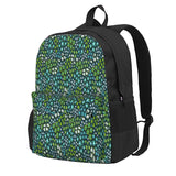 Ditsy Floral Turquoise Backpacks Men's Women's School Bags