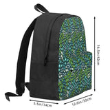 Ditsy Floral Turquoise Backpacks Men's Women's School Bags