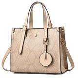 Snakeskin Pattern Handbag Leather Women Shoulder Bag