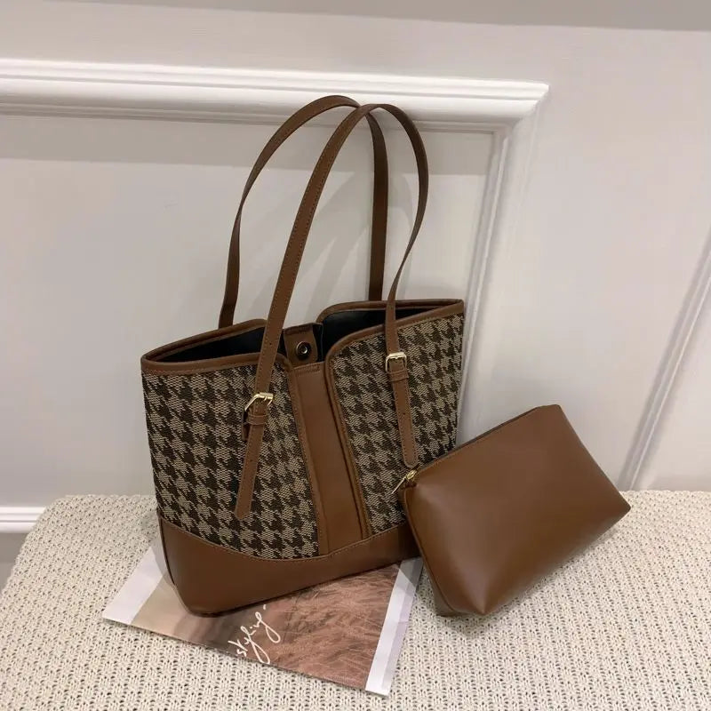 Retro Shoulder Handbag Women's Tote Commuter Bag