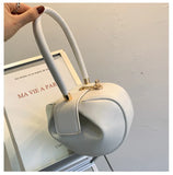 Retro Female Dumpling Bag Round Handbag Lady Shoulder Bags