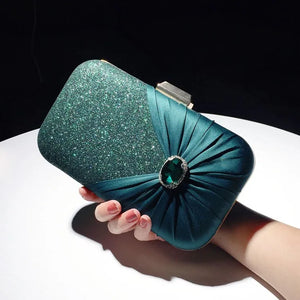 Shining Rhinestone Evening Bag for Women Wedding Banquet Clutch