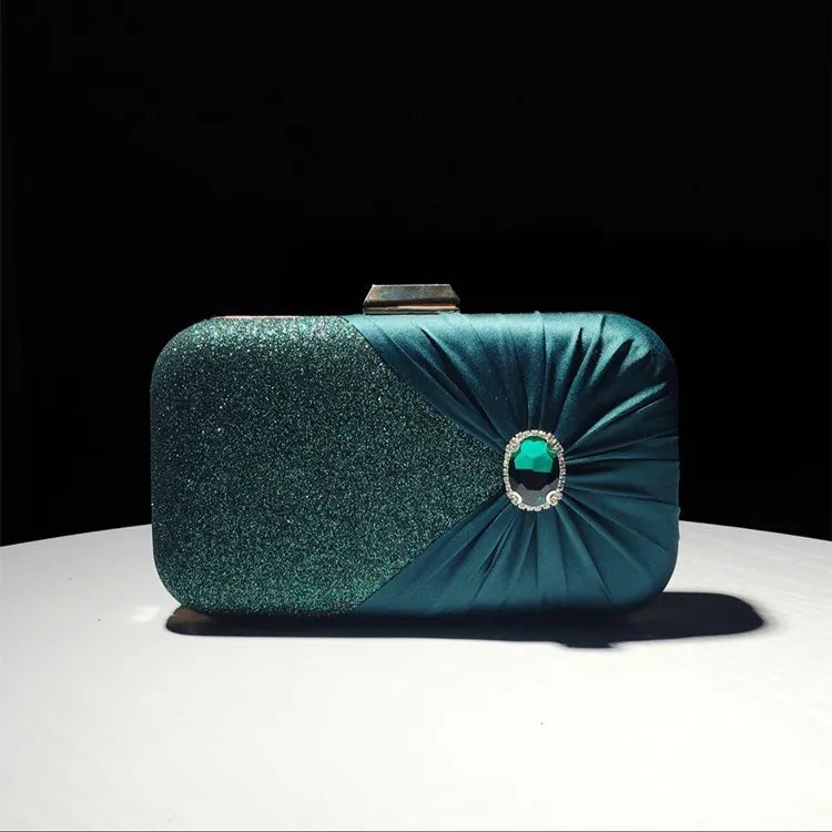 Shining Rhinestone Evening Bag for Women Wedding Banquet Clutch