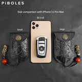 Retro Leather Key Bag Organizer Key Wallets Car Key Holder Case