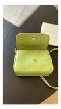 Retro Green Women Shoulder Bag Solid Female Messenger Bags PU Leather