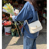 Retro Green Women Shoulder Bag Solid Female Messenger Bags PU Leather