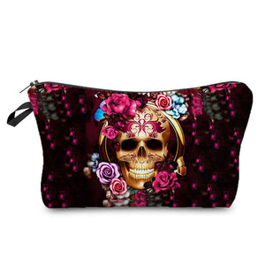 Retro Halloween Candy Bag Skull Rose Eco-Friendly Shoulder Handbag