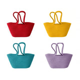 Retro Handbag Basket Bag Beach Tote Holiday Shoulder Bag