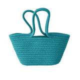 Retro Handbag Basket Bag Beach Tote Holiday Shoulder Bag