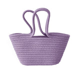 Retro Handbag Basket Bag Beach Tote Holiday Shoulder Bag