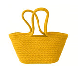 Retro Handbag Basket Bag Beach Tote Holiday Shoulder Bag