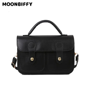 Retro Texture Small Square Bag Shoulder Crossbody Bag Ladies Handbags