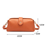 Retro Casual Leather Shoulder Bags Doctor Bag Clutch Crossbody Women