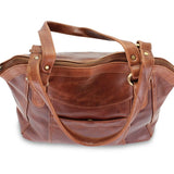 Retro Shoulder Handbag High Capacity Zipper Pocket Shoulder Tote Bags
