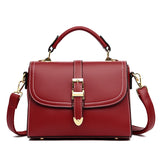 Vintage PU Leather Women Shoulder Bag Casual Messenger Tote Bag