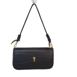 High-Texture Lock Button Women's Square Bag