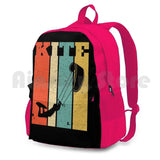 Retro Kitesurf Kitesurfing Kitesurfer Outdoor Hiking Backpack