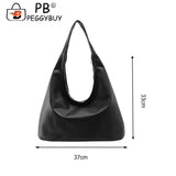 Retro Ladies Shoulder Bags Pure Crossbody Bag Casual PU Leather Women Casual Pur