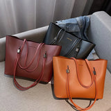 Vintage Women Tote Handbag Autumn Winter Shoulder Bags High Quality