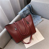 Vintage Women Tote Handbag Autumn Winter Shoulder Bags High Quality