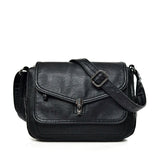 Retro Shoulder Bag Lock Clamshell Style Messenger Casual Female Bag