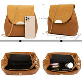 Retro Lady Cross Body Bag Bucket Bags Women Shoulder Bag