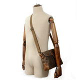 Retro Laptop Briefcase Bag Cowhide Leather Handbags 13inch Pad Bag