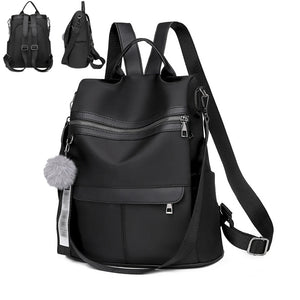 Retro Large Capacity Backpack Women Oxford Rucksack