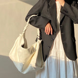 Leather Shoulder Bag Large Capacity Handbag