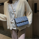 Retro Large Handbag PU Leather Women's Bags Crossbody Lock Chain Shoulder