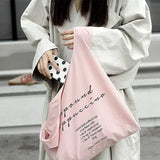 Retro Literary Canvas Bag Women Shoulder Bag Shopping Bag Shopper Ladies