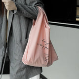 Retro Literary Canvas Bag Women Shoulder Bag Shopping Bag Shopper Ladies