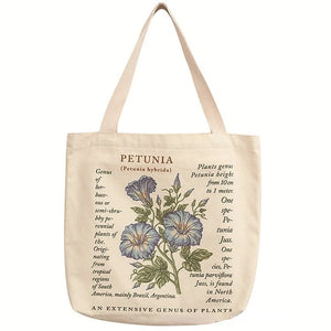 Vintage Literary Cotton Eco Shopper Bag