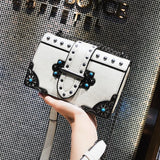Retro Lock Small Bag Women's Chain Shoulder Bag Messenger Bag