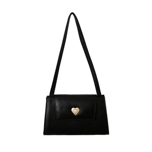 Retro Love Hand-held Underarm Bag Women's Texture Casual Shoulder Bag