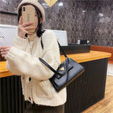 Retro Love Hand-held Underarm Bag Women's Texture Casual Shoulder Bag
