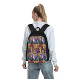 Retro Mansion Collage Backpacks Men's & Women's School Bags