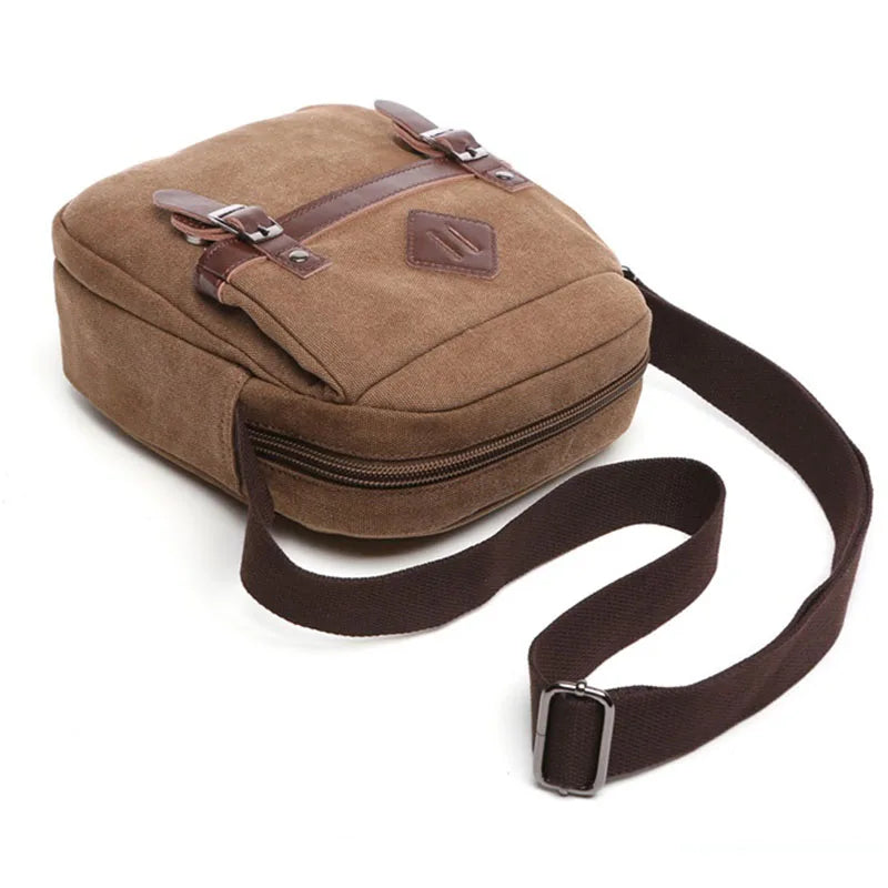 Canvas Crossbody Bag Vintage Casual Office Travel Handbag