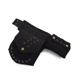 Retro Multifunctional Waist Bag Purse Men Women Phone Storage Chest Fanny Pack