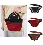 Retro Metal Waist Bag Purse Multifunctional Mobile Phone Storage Bag