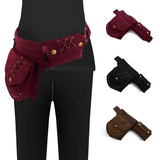 Retro Metal Waist Bag Purse Multifunctional Mobile Phone Storage Bag