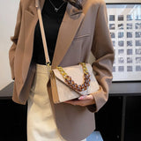Retro Mini Flap Shoulder Bags Winter Trends Chain Handbags Purses Crossbody Bag