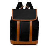 Retro Nylon Double Large Capacity Schoolbag Travel Backpack
